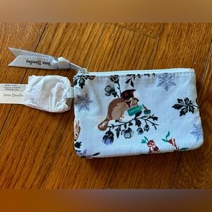 Vera Bradley winter ID coin pouch